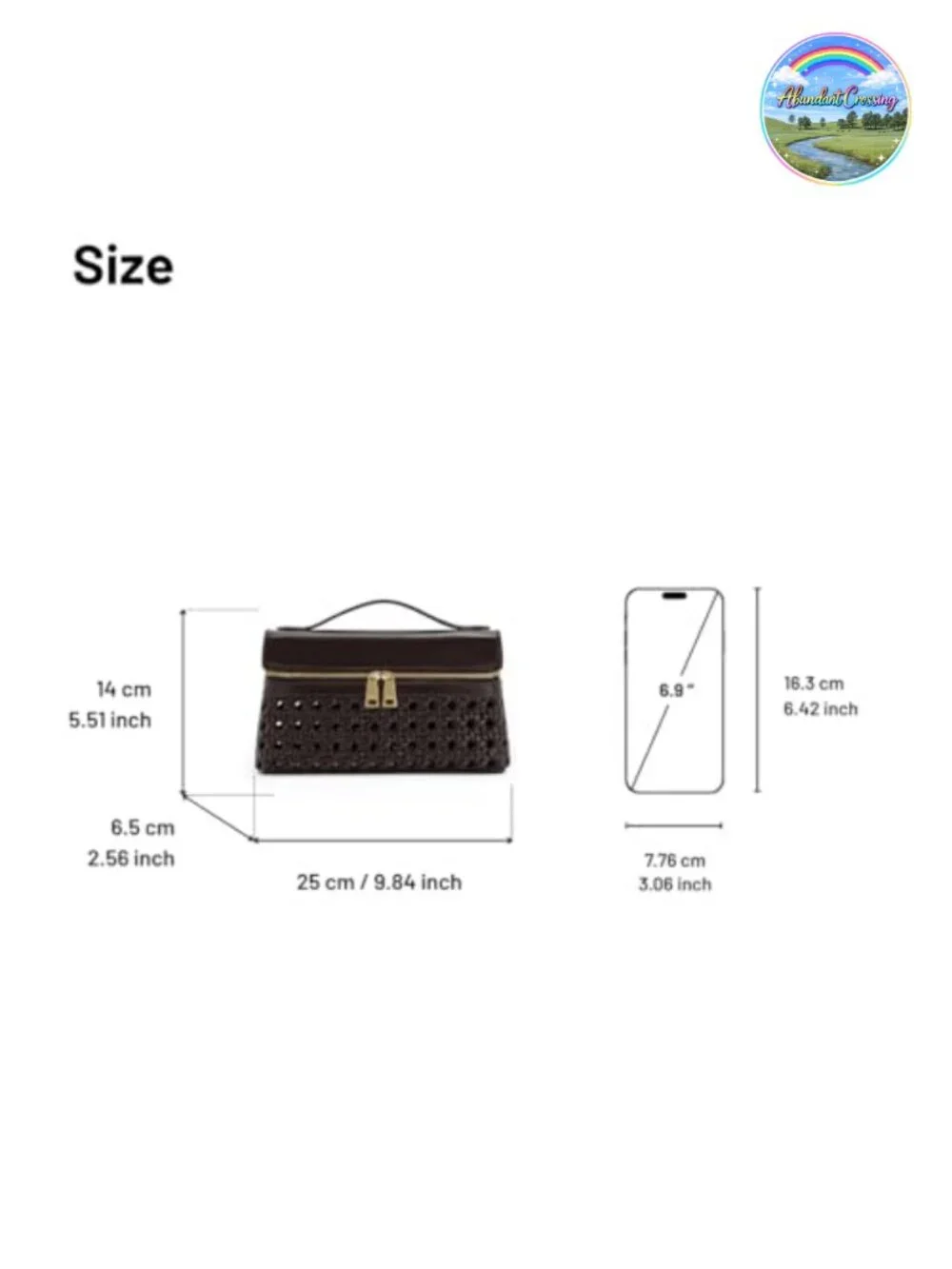 Vegan Leather Thea Top Handle Bag with Adjustable Crossbody Strap
